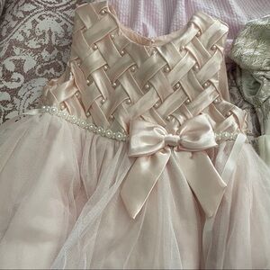 Pink pearl dress